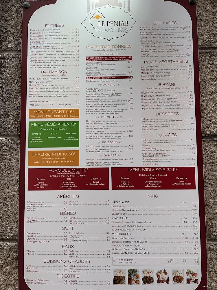 Le Penjab - Menu Image 2
